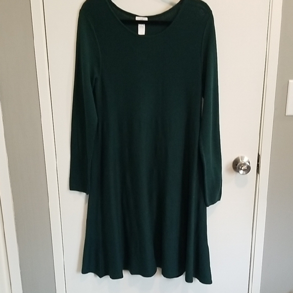 J. Jill Evergreen Sweater Dress - NWT - Picture 1 of 4